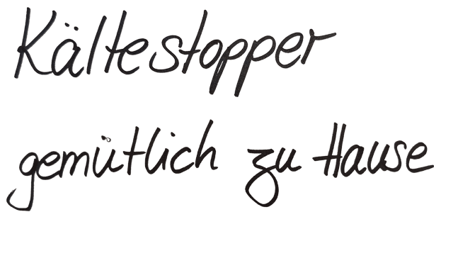 Kältestopper- Vorhang